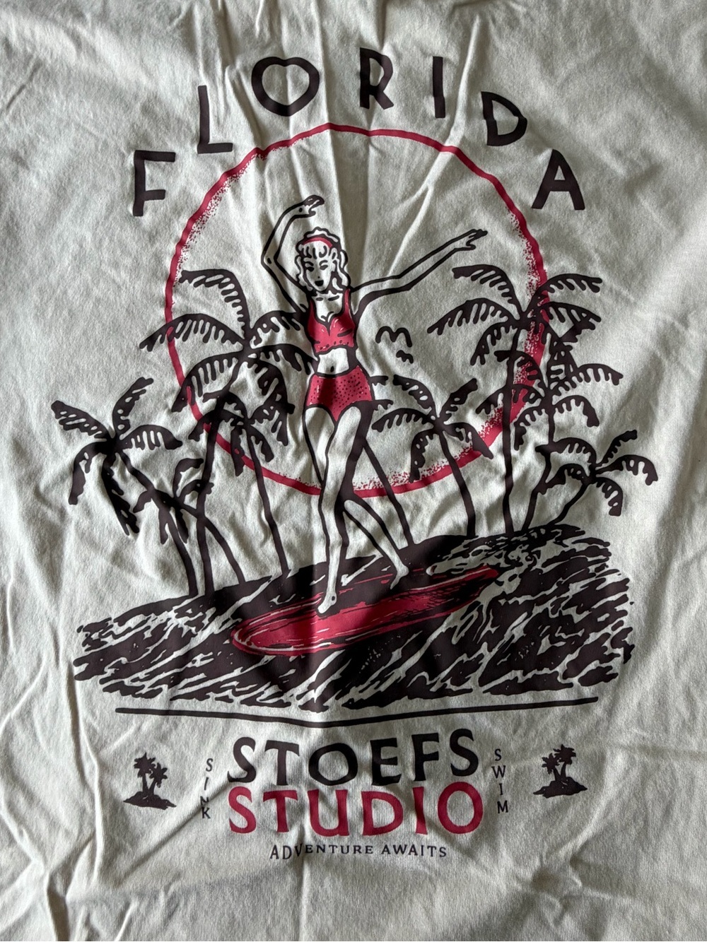 Men's Beige Short-Sleeve Graphic Tee - Picture 2 of 5